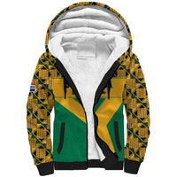 Custom South Africa Soccer Sherpa Hoodie Go Champions