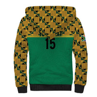 Custom South Africa Soccer Sherpa Hoodie Go Champions