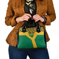 Custom South Africa Soccer Shoulder Handbag Go Champions