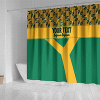 Custom South Africa Soccer Shower Curtain Go Champions