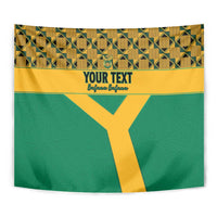 Custom South Africa Soccer Tapestry Go Champions