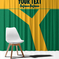 Custom South Africa Soccer Window Curtain Go Champions