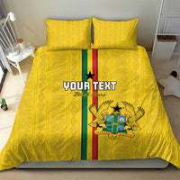Custom Ghana Football Bedding Set Go Black Stars Go