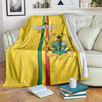 Custom Ghana Football Blanket Go Black Stars Go