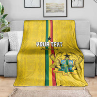Custom Ghana Football Blanket Go Black Stars Go