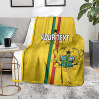 Custom Ghana Football Blanket Go Black Stars Go