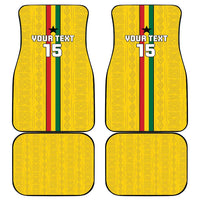 Custom Ghana Football Car Mats Go Black Stars Go
