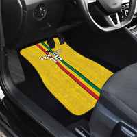 Custom Ghana Football Car Mats Go Black Stars Go