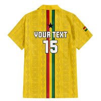 Custom Ghana Football Family Matching Mermaid Dress and Hawaiian Shirt Go Black Stars Go