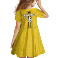 Custom Ghana Football Family Matching Off Shoulder Maxi Dress and Hawaiian Shirt Go Black Stars Go