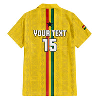 Custom Ghana Football Family Matching Tank Maxi Dress and Hawaiian Shirt Go Black Stars Go