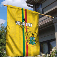 Custom Ghana Football Garden Flag Go Black Stars Go