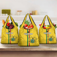 Custom Ghana Football Grocery Bag Go Black Stars Go