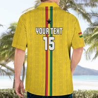 Custom Ghana Football Hawaiian Shirt Go Black Stars Go