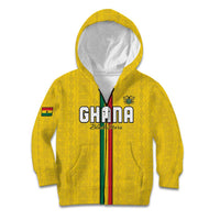 Custom Ghana Football Kid Hoodie Go Black Stars Go