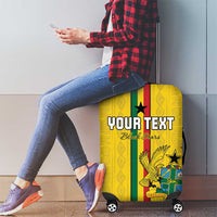 Custom Ghana Football Luggage Cover Go Black Stars Go