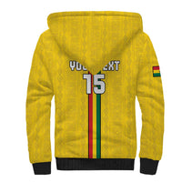 Custom Ghana Football Sherpa Hoodie Go Black Stars Go