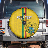 Custom Ghana Football Spare Tire Cover Go Black Stars Go