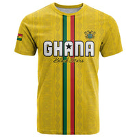 Custom Ghana Football T Shirt Go Black Stars Go