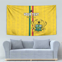 Custom Ghana Football Tapestry Go Black Stars Go