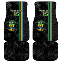 Custom Gabon Football Car Mats Go Les Pantheres - Black Ver