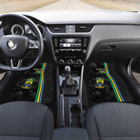 Custom Gabon Football Car Mats Go Les Pantheres - Black Ver