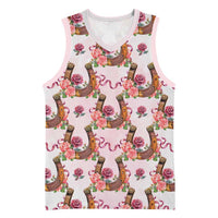 Kentucky Lucky Horseshoe Floral Basketball Jersey Vintage Western Pattern