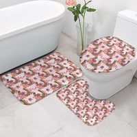 Kentucky Lucky Horseshoe Floral Bathroom Set Vintage Western Pattern