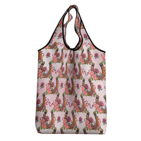 Kentucky Lucky Horseshoe Floral Grocery Bag Vintage Western Pattern