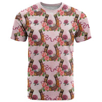 Kentucky Lucky Horseshoe Floral T Shirt Vintage Western Pattern