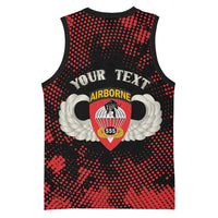 Personalized 555th Parachute Infantry Basketball Jersey Triple Nickles Airborne Veteran Tribute