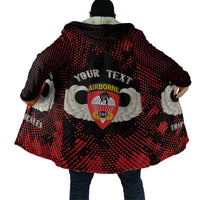 Personalized 555th Parachute Infantry Cloak Triple Nickles Airborne Veteran Tribute