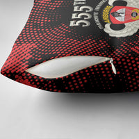 555th Parachute Infantry Pillow Cover Triple Nickles Airborne Veteran Tribute