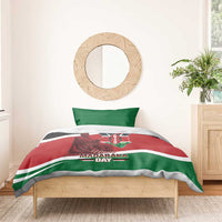 Happy Madaraka Day 2025 Bedding Set Kenya Harambee