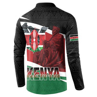 Happy Madaraka Day 2025 Button Sweatshirt Kenya Harambee