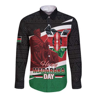 Happy Madaraka Day 2025 Long Sleeve Button Shirt Kenya Harambee
