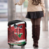 Happy Madaraka Day 2025 Luggage Cover Kenya Harambee