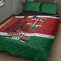 Happy Madaraka Day 2025 Quilt Bed Set Kenya Harambee