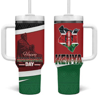 Happy Madaraka Day 2025 Tumbler With Handle Kenya Harambee