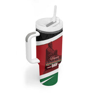 Happy Madaraka Day 2025 Tumbler With Handle Kenya Harambee