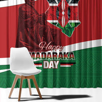 Happy Madaraka Day 2025 Window Curtain Kenya Harambee