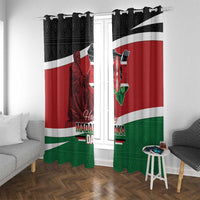 Happy Madaraka Day 2025 Window Curtain Kenya Harambee