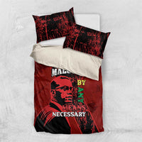 Happy Malcolm X Day Bedding Set By Any Means Necessary