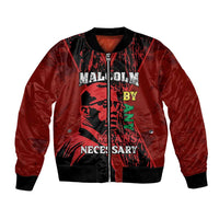 Happy Malcolm X Day Bomber Jacket By Any Means Necessary