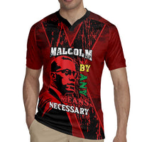 Happy Malcolm X Day Rugby Jersey By Any Means Necessary