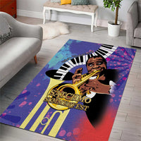Satchmofest Area Rug King Of Jazz What a Wonderful World - Wonder Print Shop