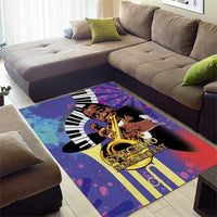 Satchmofest Area Rug King Of Jazz What a Wonderful World - Wonder Print Shop