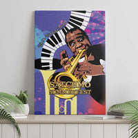 Satchmofest Canvas Wall Art King Of Jazz What a Wonderful World - Wonder Print Shop