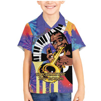 Satchmofest Family Matching Mermaid Dress and Hawaiian Shirt King Of Jazz What a Wonderful World - Wonder Print Shop