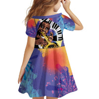 Satchmofest Family Matching Summer Maxi Dress and Hawaiian Shirt King Of Jazz What a Wonderful World - Wonder Print Shop